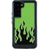 Green Flames Galaxy S23 Plus Waterproof Case