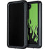 Green Flames Galaxy S23 Plus Waterproof Case