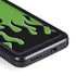 Green Flames Galaxy S23 Plus Waterproof Case