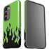 Green Flames Galaxy S23 Pro Case