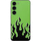 Green Flames Galaxy S23 Skin