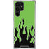 Green Flames Galaxy S24 Ultra Clear Case