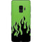 Green Flames Galaxy S9 Skin