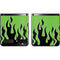 Green Flames Galaxy Z Flip Skin