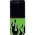Green Flames Galaxy Z Flip5 5G Skin
