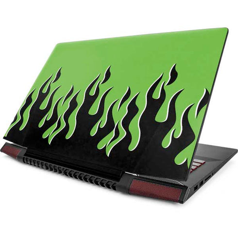 Green Flames Lenovo IdeaPad Skin