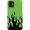Green Flames iPhone 12 Mini Lite Case