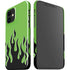 Green Flames iPhone 12 Mini Lite Case