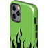 Green Flames iPhone 12 Pro Impact Case
