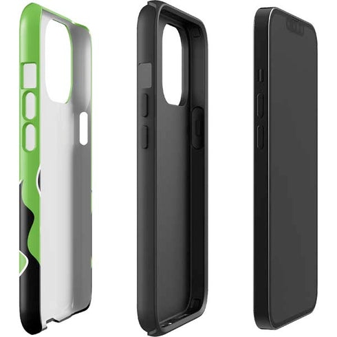 Green Flames iPhone 15 Pro Max Impact Case