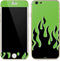 Green Flames iPhone 6/6s Skin