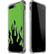 Green Flames iPhone 7/8 Plus Clear Case