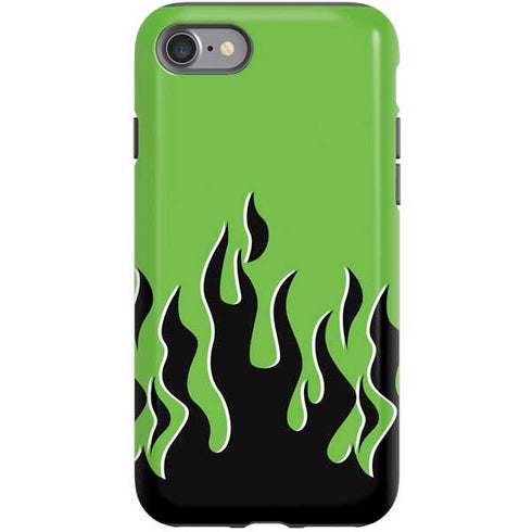 Green Flames iPhone SE (2nd & 3rd Gen) Pro Case