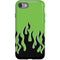 Green Flames iPhone SE (2nd & 3rd Gen) Pro Case