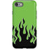Green Flames iPhone SE (2nd & 3rd Gen) Pro Case