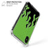 Green Flames iPhone XS Max Clear Case