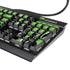Green Flames K95 RGB PLATINUM Mechanical Gaming Keyboard Skin