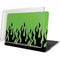 Green Flames MacBook Pro 15in (2016-19) Case plus Skin