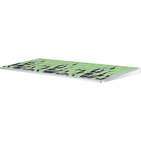 Green Flames Magic Keyboard Skin