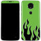 Green Flames Moto E5 Plus Skin