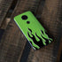 Green Flames Moto E5 Plus Skin