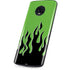 Green Flames Moto G6 Skin