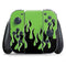 Green Flames Nintendo Switch (2017-2021) Joy-Con Controller Skin