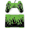 Green Flames PlayStation Classic Bundle Skin