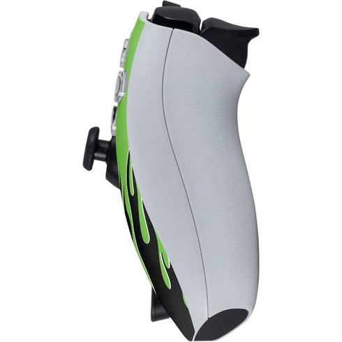 Green Flames PlayStation Portal Remote Player Skin
