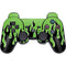 Green Flames PS3 Dual Shock wireless controller Skin