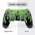 Green Flames PS4 Controller Skin