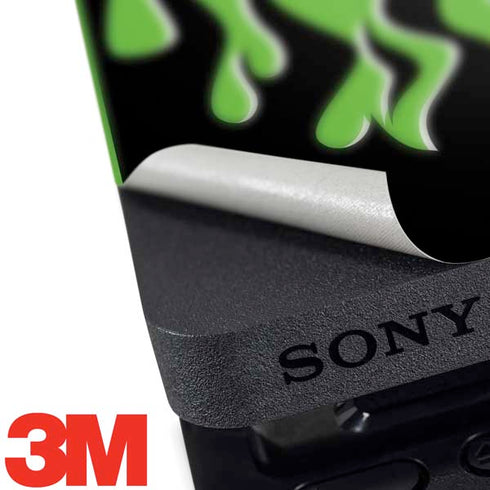 Green Flames PS4 Slim Skin