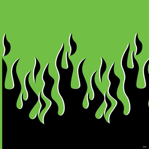 Green Flames PS4 Slim Skin