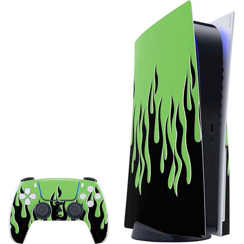 Green Flames PS5 Bundle Skin