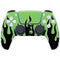 Green Flames PS5 Controller Skin