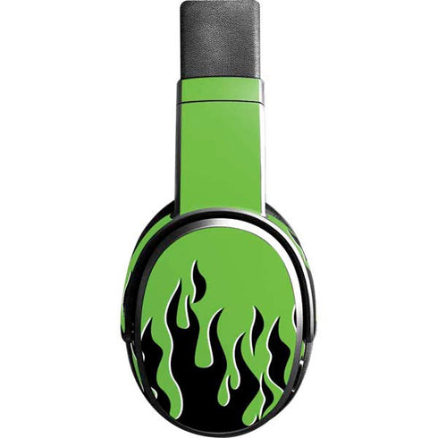 Green Flames Skullcandy Crusher Wireless Skin