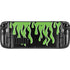 Green Flames Steam Deck Handheld Gaming Computer Skin