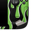Green Flames Steam Deck Handheld Gaming Computer Skin