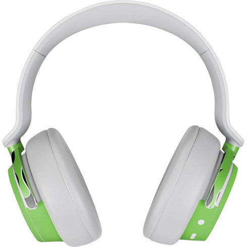 Green Flames Surface Headphones Skin
