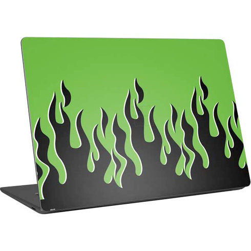 Green Flames Surface Laptop 4 15in Skin