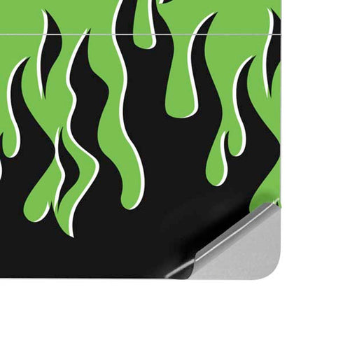 Green Flames Surface Laptop Studio Skin