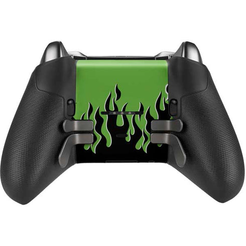 Green Flames Xbox Elite Wireless Controller Series 2 Skin