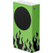 Green Flames Xbox Series S Console Skin