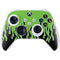 Green Flames Xbox Series S Controller Skin