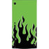 Green Flames Xbox Series X Console Skin
