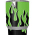 Green Flames Yeti 30oz Rambler Tumbler Skin