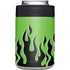 Green Flames Yeti Colster Can Insulator Skin