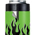 Green Flames Yeti Colster Can Insulator Skin