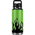 Green Flames YETI Rambler 36oz Bottle Skin