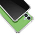 Green Solid Galaxy A13 5G Clear Case